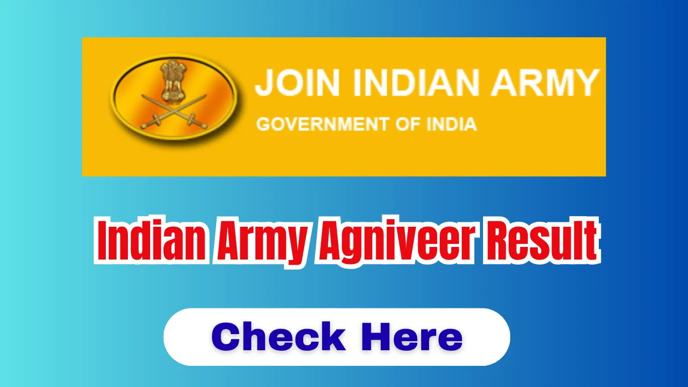 Indian Army Agniveer Result 2026 Released – Download CEE Merit List PDF